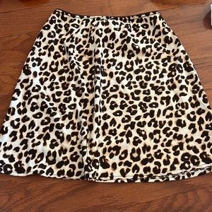 American threads cheeta thin skirt